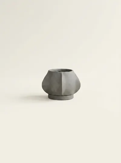 Arket Plant Pot, Dark Grey