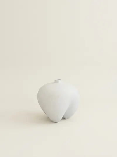 Sumo Vase, Mini, Bone White